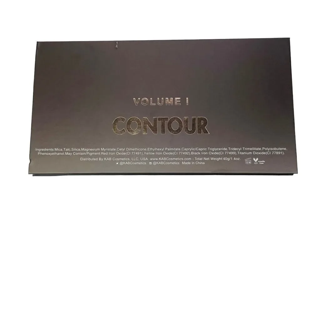 KAB Cosmetics Contour Palette Volume 1